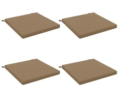 4 dalių sėdynės pagalvėlės SOEST 4 vnt. 100% poliesteris Taupe