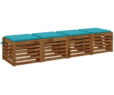 4 dalių sėdynės pagalvėlės SOEST 4 vnt. 100% poliesteris Turkio