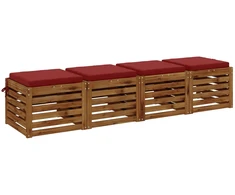 4 dalių sėdynės pagalvėlės SOEST 4 vnt. 100% poliesteris