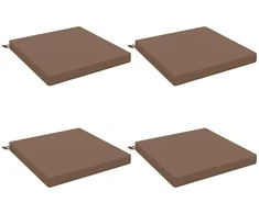 4 dalių sėdynės pagalvėlės SOEST 4 vnt. 100% poliesteris Taupe