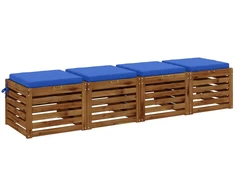 4 dalių sėdynės pagalvėlės SOEST 4 vnt. 100% poliesteris