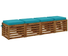 4 dalių sėdynės pagalvėlės SOEST 4 vnt. 100% poliesteris Turkio