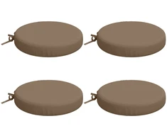 4 dalių sėdynės pagalvėlės SOEST 4 vnt. 100% poliesteris Taupe