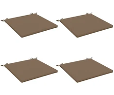 4 dalių sėdynės pagalvėlės SOEST 4 vnt. 100% poliesteris Taupe
