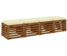 4 dalių sėdynės pagalvėlės SOEST 4 vnt. 100% poliesteris