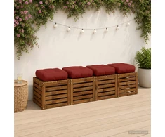 4 dalių sėdynės pagalvėlės VIANEN 4 pcs 100% poliesteris