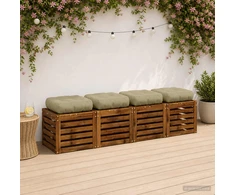 4 dalių sėdynės pagalvėlės VIANEN 4 pcs 100% poliesteris