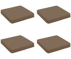 4 dalių sėdynės pagalvėlės VUGHT 4 vnt. 100% poliesteris Taupe