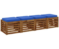 4 dalių sėdynės pagalvėlės VUGHT 4 vnt. 100% poliesteris