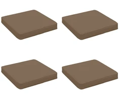 4 dalių sėdynės pagalvėlės VUGHT 4 pcs 100% poliesteris Taupe