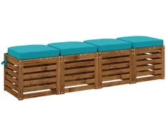 4 dalių sėdynių pagalvėlės SOEST 4 pcs 100% poliesteris Turkio