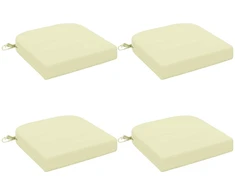 4 dalių sėdynių pagalvėlės SOEST 4 pcs 100% poliesteris Kreminė