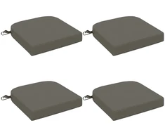4 dalių sėdynių pagalvėlės SOEST 4 pcs 100% poliesteris Pilka