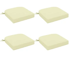 4 dalių sėdynių pagalvėlės SOEST 4 pcs 100% poliesteris Kreminė