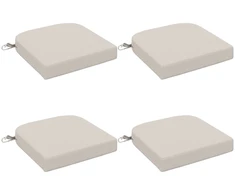 4 dalių sėdynių pagalvėlės SOEST 4 pcs 100% poliesteris Balta