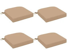 4 dalių sėdynių pagalvėlės SOEST 4 pcs 100% poliesteris Smėlio