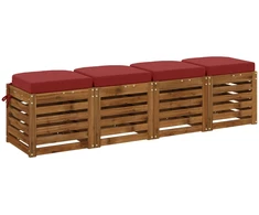 4 dalių sėdynių pagalvėlės SOEST 4 pcs 100% poliesteris