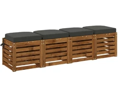4 dalių sėdynių pagalvėlės SOEST 4 pcs 100% poliesteris