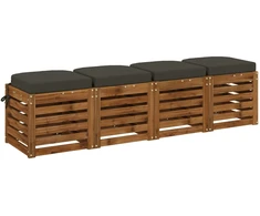 4 dalių sėdynių pagalvėlės SOEST 4 pcs 100% poliesteris