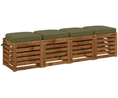 4 dalių sėdynių pagalvėlės SOEST 4 pcs 100% poliesteris
