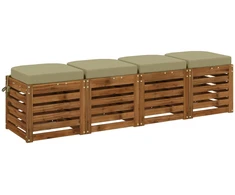 4 dalių sėdynių pagalvėlės SOEST 4 pcs 100% poliesteris