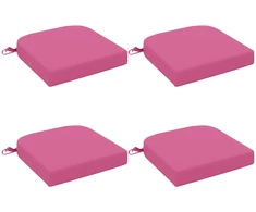 4 dalių sėdynių pagalvėlės SOEST 4 pcs 100% poliesteris Rožinė