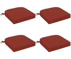 4 dalių sėdynių pagalvėlės SOEST 4 pcs 100% poliesteris Raudona