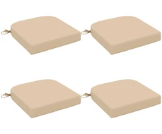 4 dalių sėdynių pagalvėlės SOEST 4 pcs 100% poliesteris Kreminė