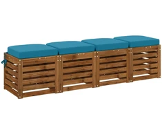 4 dalių sėdynių pagalvėlės SOEST 4 pcs 100% poliesteris