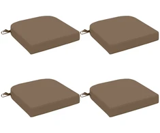 4 dalių sėdynių pagalvėlės SOEST 4 pcs 100% poliesteris Taupe