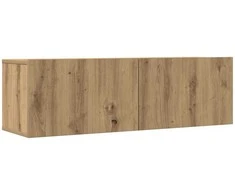 TV staliukas 4 dalių sieninis televizoriaus spintelės komplektas Artisan Oak
