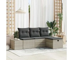 Sofos komplektas 4 vnt. poliratanas