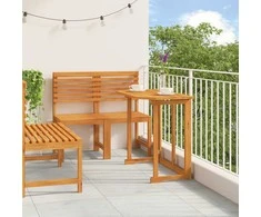 Lauko baldų komplektas Sodo Bistro Rinkinys 3 pcs Ruda Kietos akacijos mediena
