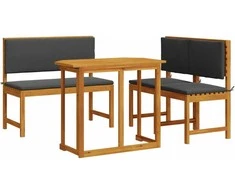 Lauko baldų komplektas Sodo Bistro Rinkinys 3 pcs Ruda Kietos akacijos mediena