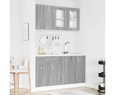 Virtuvės spintelių komplektas Lyon 4 pcs Pilka sonoma ąžuolo