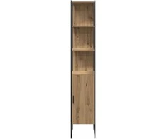 Vonios baldų rinkinys su lentyna 4 pcs Ruda Apdirbta mediena