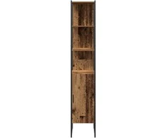 Vonios baldų rinkinys su lentyna 4 pcs Ruda Apdirbta mediena