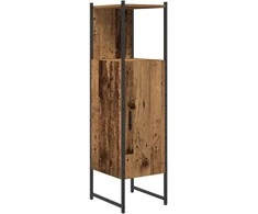 Vonios baldų rinkinys 4 vnt. Ruda 33 x 33 x 185,5 cm