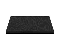 Knygų lentyna 4 pcs Juodas 40 x 30 x 1,5 cm Apdirbta mediena