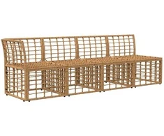 4 sėdimų vietų sodo sofa su kaire ranka 4 pcs 4-Vietų skaičius