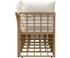 4 sėdimų vietų sodo sofa su kaire ranka 4 vnt. 4-Vietų skaičius