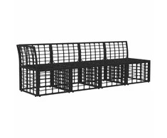 4 sėdimų vietų sodo sofa su kaire ranka 4 pcs 4-Vietų skaičius