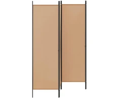 4-skydelis kambario skirstytuvas Smėlio 200 x 180 cm Audinys