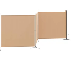 4-skydelis kambario skirstytuvas Smėlio 698 x 180 cm Audinys