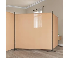 4-skydelis kambario skirstytuvas Smėlio 698 x 180 cm Audinys