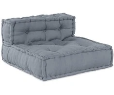 Modulinė sofa 4 pcs Pilka Audinys