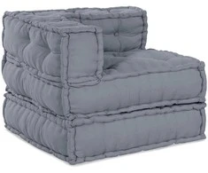 Modulinė sofa 4 pcs Pilka Audinys