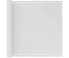 42322 Balkono užsklanda HDPE 90 x 400 cm baltos spalvos