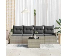 Sodo Sofų Rinkinys 5 pcs 4-Seater