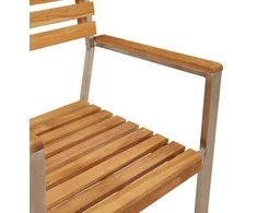 Lauko baldų komplektas Sodo valgomojo komplektas 5 pcs